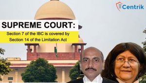 Section 7 Of The IBC Is Covered By Section 14 Of The Limitation Act